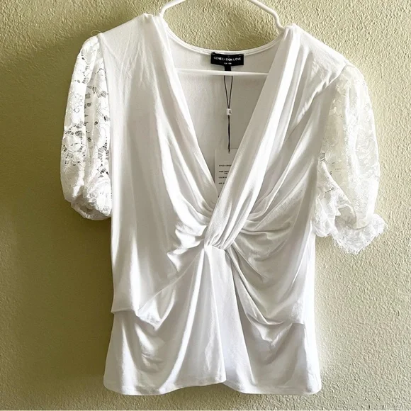Generation Love White Short Sleeve Top - Picture 1 of 4